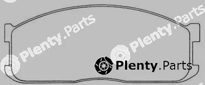 Aisin ASN-120 — Brake Pad Set, disc brake Premium ADVICS by AISIN