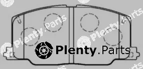 Aisin A1N038 — Brake Pad Set, disc brake Premium ADVICS by AISIN
