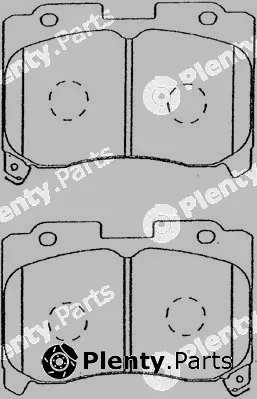 Aisin A1N028 — Brake Pad Set, disc brake Premium ADVICS by AISIN