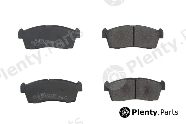 Aisin BPPE-1027 — Brake Pad Set, disc brake Premium ADVICS by AISIN