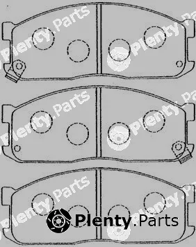 Aisin E1N009 — Brake Pad Set, disc brake Premium ADVICS by AISIN