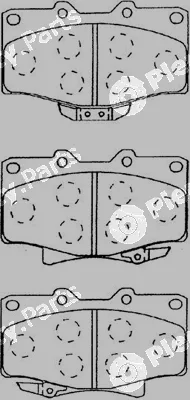 Aisin A1N026 — Brake Pad Set, disc brake Premium ADVICS by AISIN