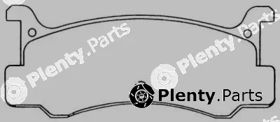 Aisin ASN-164 — Brake Pad Set, disc brake Premium ADVICS by AISIN
