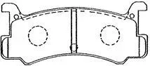 Aisin E2N032 — Brake Pad Set, disc brake Premium ADVICS by AISIN