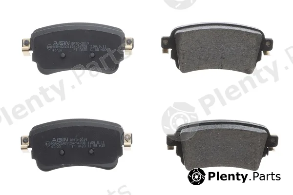 Aisin BPTO-2019 — Brake Pad Set, disc brake Premium ADVICS by AISIN