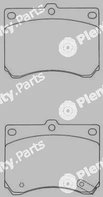 Aisin ASN-203 — Brake Pad Set, disc brake Premium ADVICS by AISIN