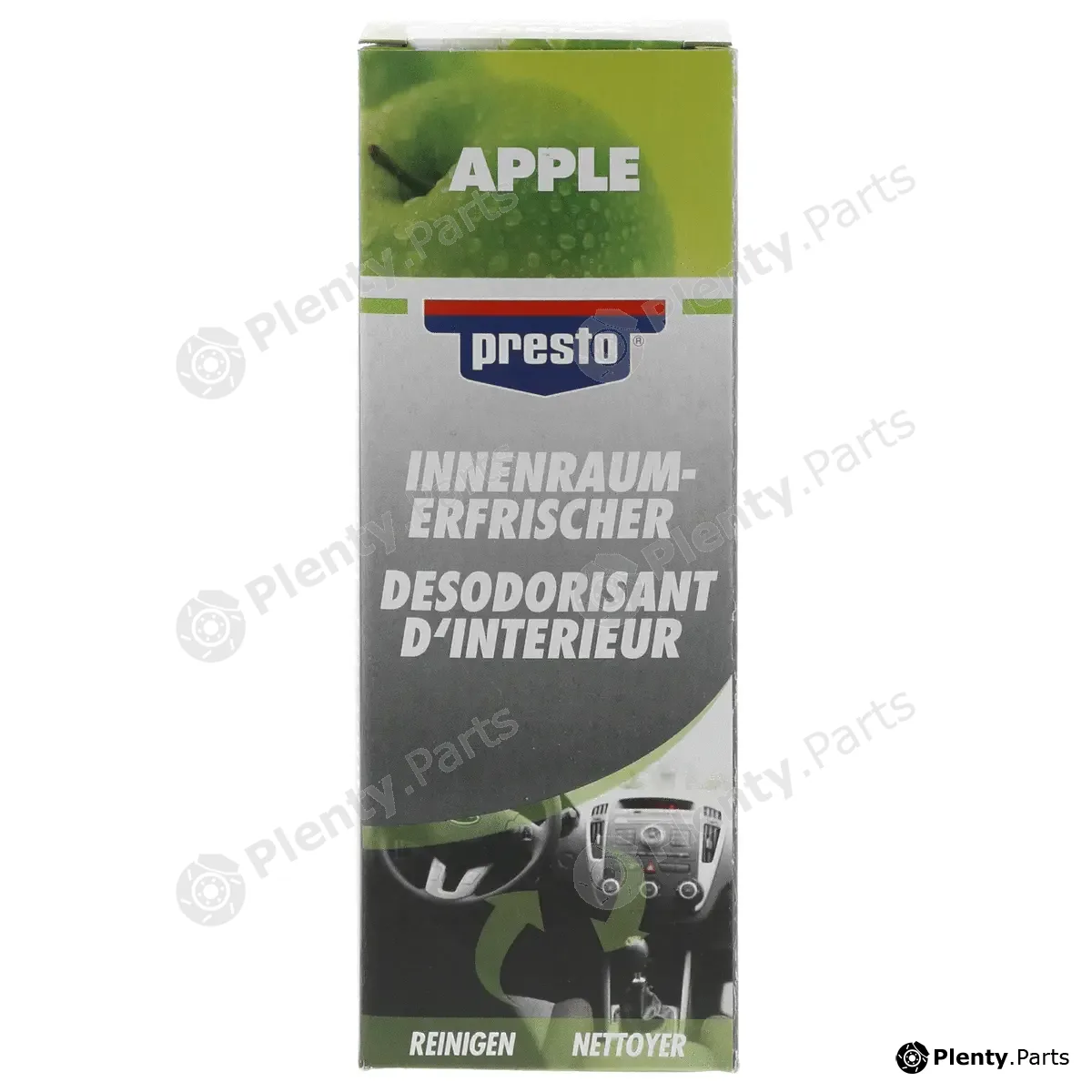 Presto 157134 — Air Conditioning Cleaner/-Disinfecter Interior Refresher Apple 150 ml