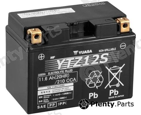 BTS Turbo B100207 — Starter Battery High Performance Maintenance Free