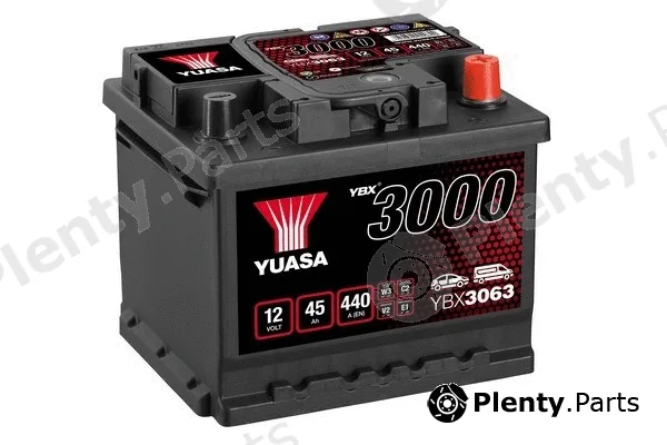 BTS Turbo B100055 — Starter Battery YBX3000 SMF Batteries