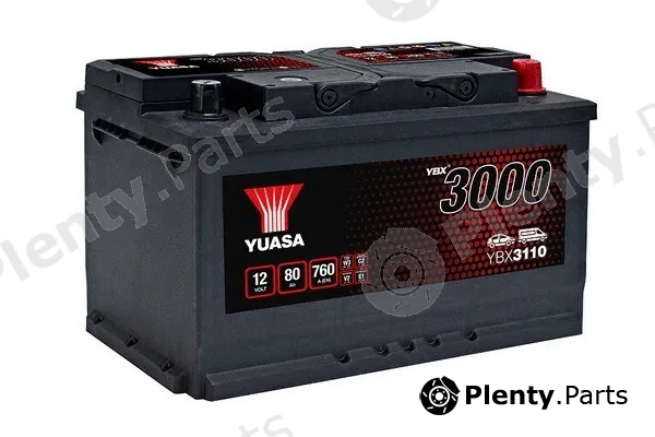 BTS Turbo B100064 — Starter Battery YBX3000 SMF Batteries