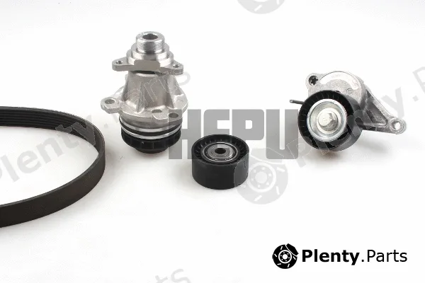 Hepu PK09071 — Water Pump + V-Ribbed Belt Kit
