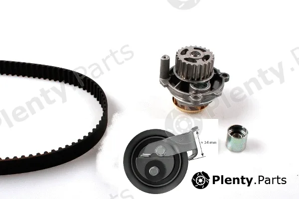 Hepu PK05727 — Water Pump & Timing Belt Kit