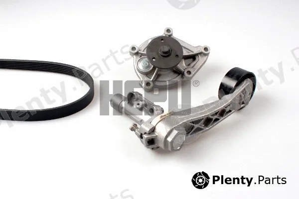 Hepu PK08100 — Water Pump + V-Ribbed Belt Kit