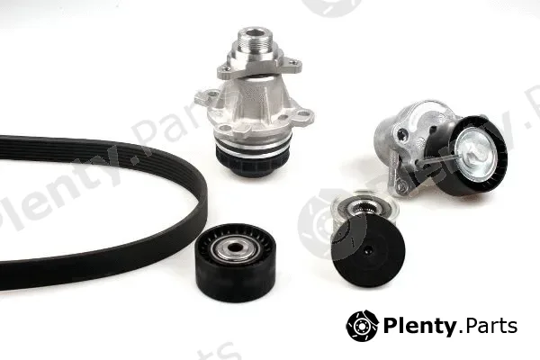 Hepu PK09072 — Water Pump + V-Ribbed Belt Kit