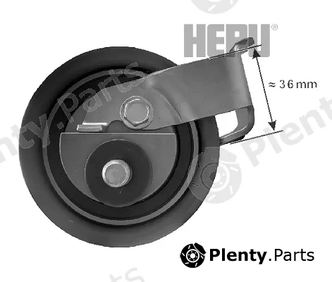 Hepu 14-0079 — Tensioner Pulley, timing belt