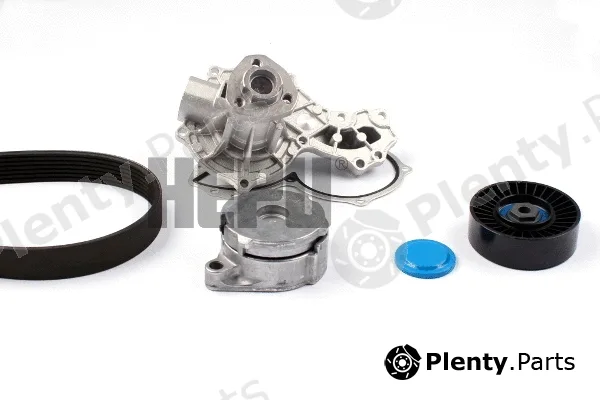Hepu PK051211 — Water Pump + V-Ribbed Belt Kit