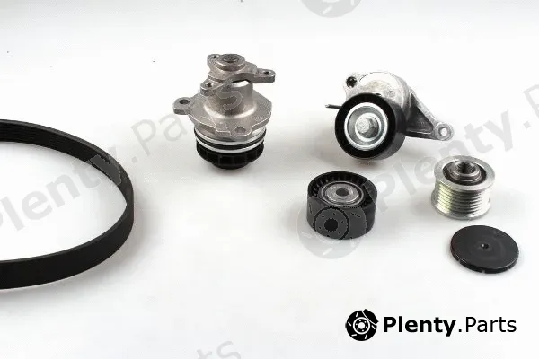 Hepu PK09642 — Water Pump + V-Ribbed Belt Kit