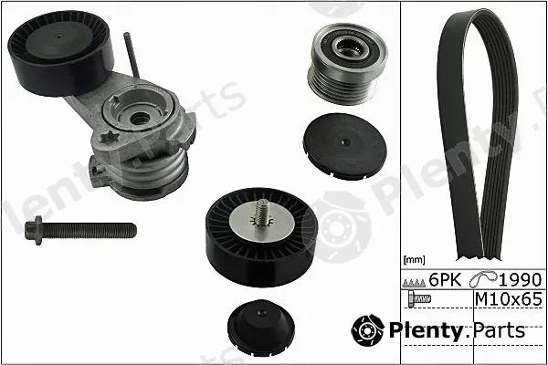 Hepu 20-1850 — V-Ribbed Belt Set