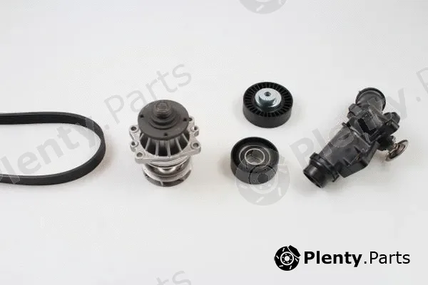Hepu PK04720TH — Water Pump + V-Ribbed Belt Kit