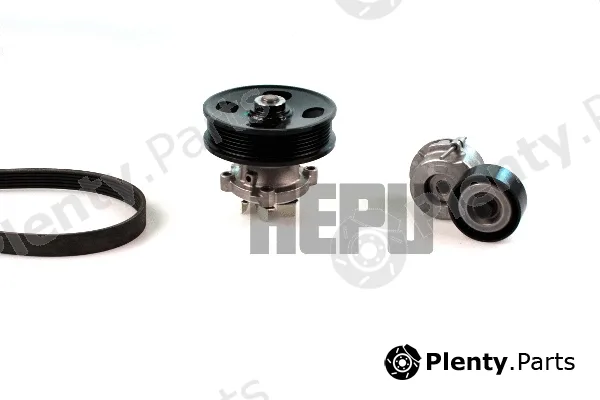 Hepu PK03230 — Water Pump + V-Ribbed Belt Kit