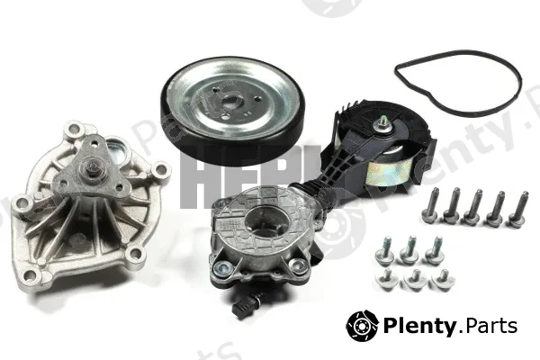 Hepu PK08101 — Water Pump + V-Ribbed Belt Kit