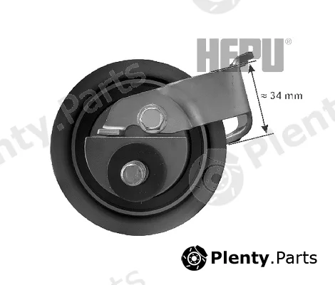 Hepu 14-0748 — Tensioner Pulley, timing belt