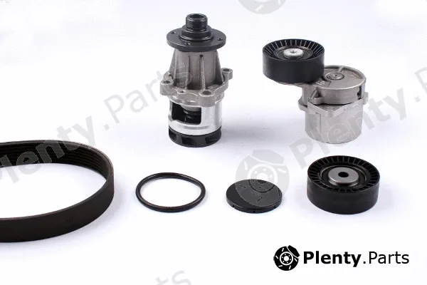 Hepu PK04700 — Water Pump + V-Ribbed Belt Kit