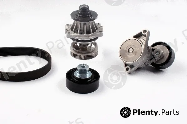 Hepu PK04722 — Water Pump + V-Ribbed Belt Kit