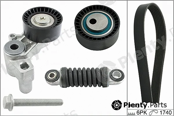 Hepu 20-1896 — V-Ribbed Belt Set