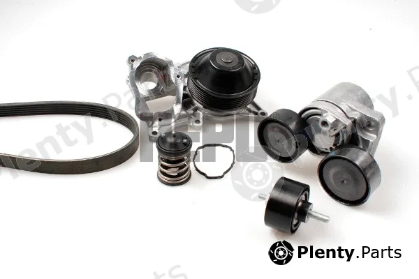 Hepu PK04240TH — Water Pump + V-Ribbed Belt Kit