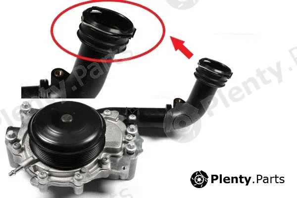 Hepu P1613A-TH-2 — Water Pump, engine cooling