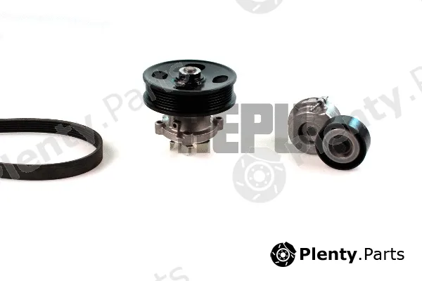 Hepu PK03231 — Water Pump + V-Ribbed Belt Kit