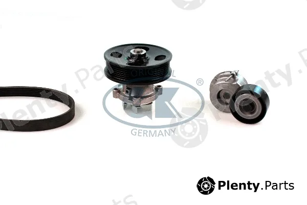 GK K980804C — Water Pump + V-Ribbed Belt Kit