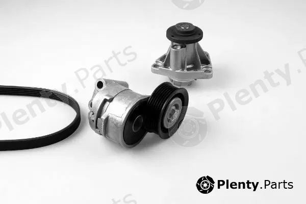 GK K980743A — Water Pump + V-Ribbed Belt Kit