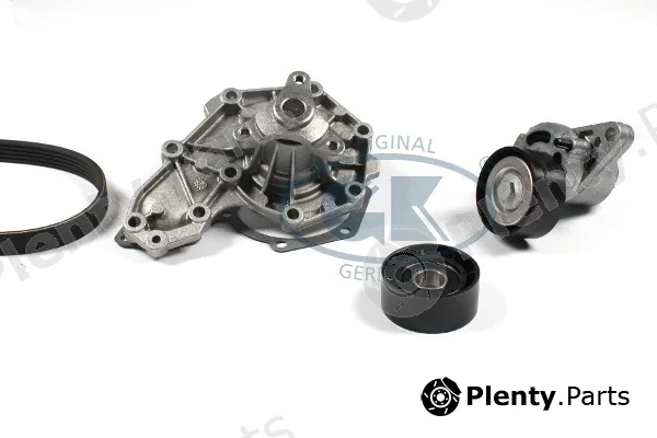 GK K980301G — Water Pump + V-Ribbed Belt Kit
