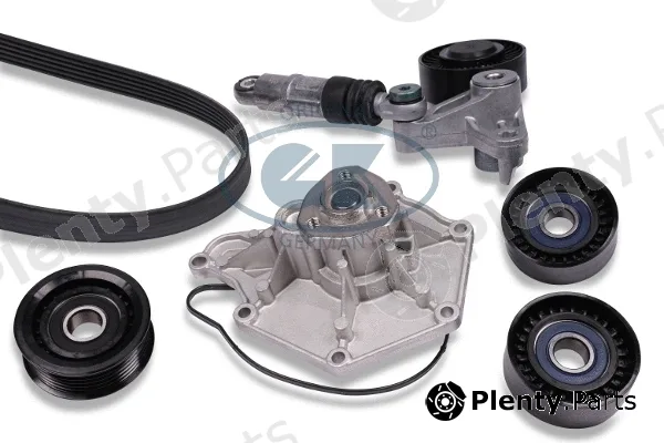 GK K980272B — Water Pump + V-Ribbed Belt Kit