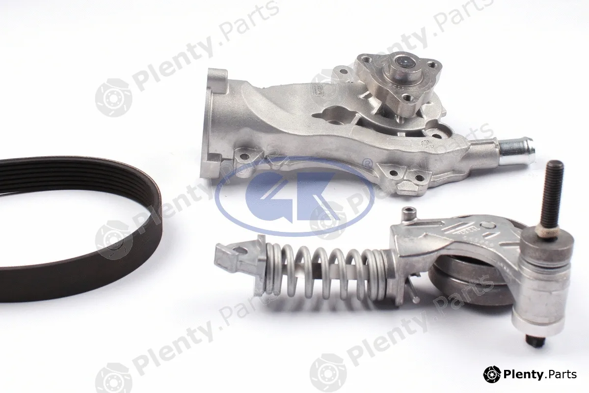 GK K980778B — Water Pump + V-Ribbed Belt Kit