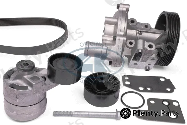 GK K980771B — Water Pump + V-Ribbed Belt Kit