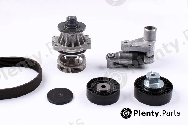 GK K980513D — Water Pump + V-Ribbed Belt Kit