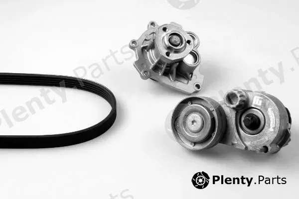 GK K980768B — Water Pump + V-Ribbed Belt Kit