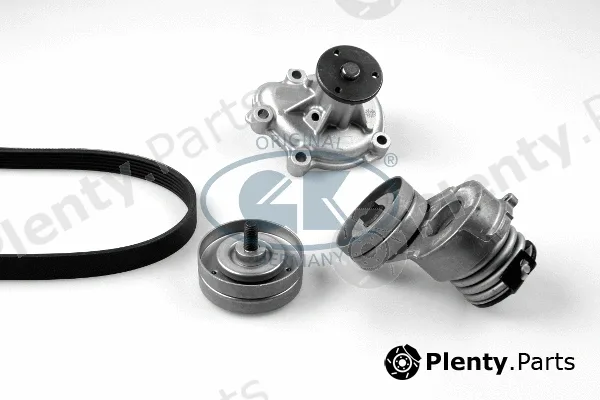 GK K980779C — Water Pump + V-Ribbed Belt Kit