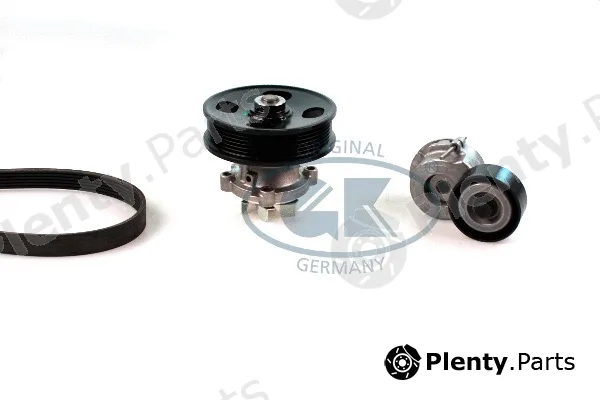 GK K980804A — Water Pump + V-Ribbed Belt Kit