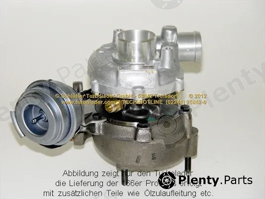 Schlütter Turbolader 166-00110 — Charger, charging (supercharged/turbocharged)