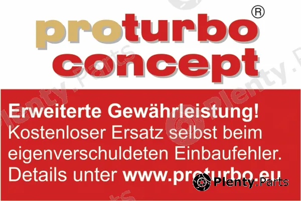 Schlütter Turbolader 166-00018D — Charger, charging (supercharged/turbocharged) PROFI KIT PLUS D -  with new org MITSUBISHI Turbo