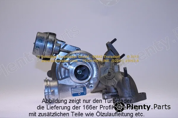 Schlütter Turbolader 166-00310 — Charger, charging (supercharged/turbocharged)