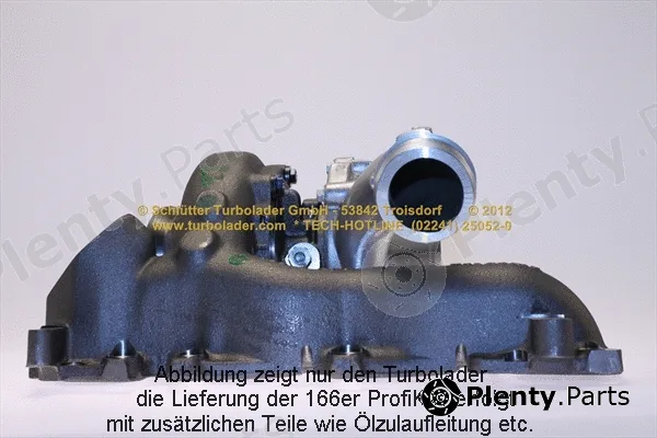 Schlütter Turbolader 166-00285 — Charger, charging (supercharged/turbocharged)