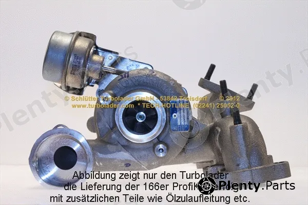 Schlütter Turbolader 166-00220 — Charger, charging (supercharged/turbocharged)