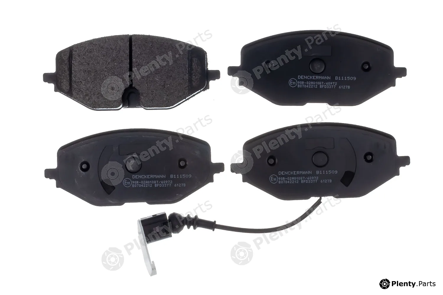 Denckermann B111509 — Brake Pad Set, disc brake