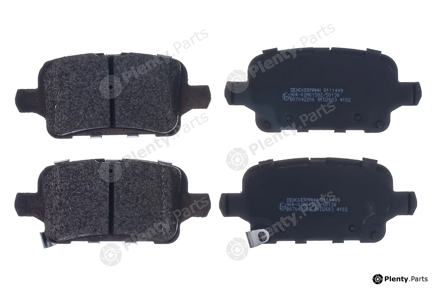 Denckermann B111449 — Brake Pad Set, disc brake