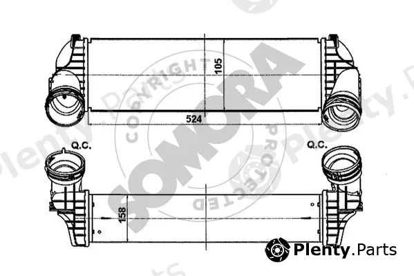 Somora 043245 — Charge Air Cooler